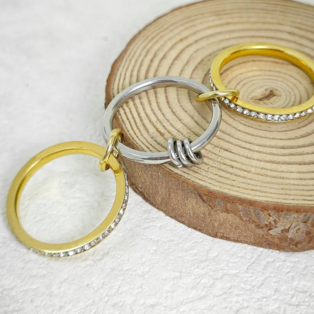 Three Piece Stack Rings Set