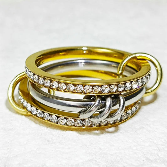 Three Piece Stack Rings Set